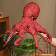 40cm/80cm 真實感章魚毛絨玩具，柔軟蓬鬆填充動物，適合海洋主題派對、創意生日禮物、兒童禮物、房間裝飾、教育玩具及家居裝飾收藏品，聖誕節、感恩節、萬聖節 - 彩色 - 查看 14