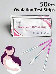 5/10/50pcs Ovulation Test Strips,Ovulation Preparation Testing Ovum Follicle Monitoring(Not Pregnancy Test Strip) - Multicolor - View 10
