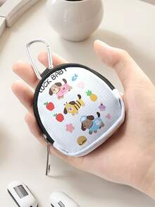 1 Sản phẩm - Túi đựng tai nghe, ví, túi đựng đồ kỹ thuật số, vỏ bảo vệ tai nghe, móc khóa, thiết kế in hình chó, mẫu bảo vệ cao cấp. Chất liệu mềm mại, chống sốc và chống trầy xước. Nhỏ gọn và dễ mang theo. - Nhiều màu - Xem 2