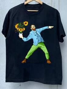 Men T-Shirts - Black - View 7