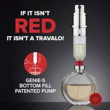 Travalo Classic HD Perfume Atomizer - Leak-Proof And TSA Approved For Air Travel - Reusable, Airtight, Easy-Fill Mini Pump Sprayer - Lightweight, Elegant Design W/Volume Window - 0.17oz - 黑色 - 查看 6