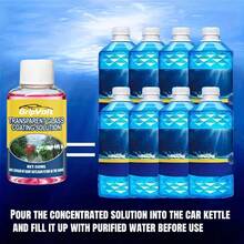 Car Glass Cleaning Concentrate, Cleans And Maintains Smooth, Anti-Rain And Anti-Fog, No Streaks, Essential For Summer Car Care - Pink 03 - View 6