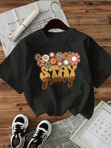 Women T-Shirts - Black - View 6