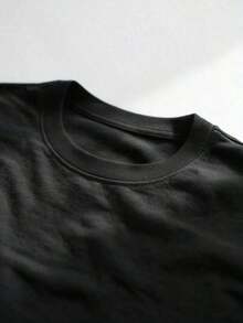 Camiseta Casual de Cuello Redondo con Estampado de Letras, Celebración del 16 de Junio, Transpirable y Elástica, para Todas las Temporadas - Negro - Ver 6