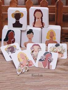 10/30/50/100pcs Kartu Pajangan Perhiasan Anting-Anting Acak Berbagai Macam - MultiWarna - View 8