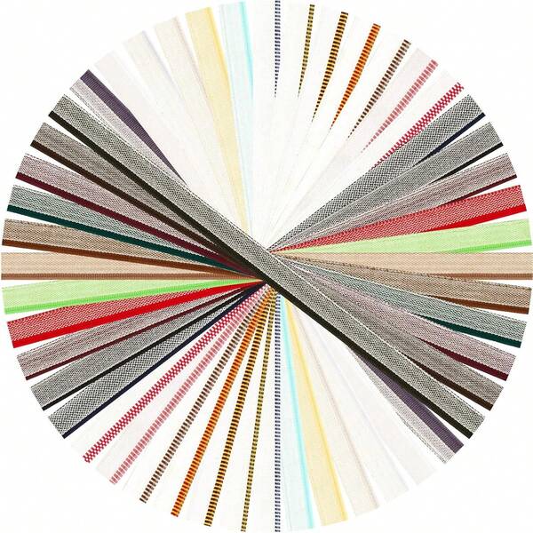 Tenceur 24 Pcs Book Binding Headbands 118 Inches Long 05 Inch Wide Cotton Book End Band Materials Kit For Beginners DIY 24 Colors Cuttable School Supplies