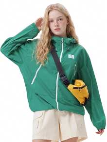 CAMEL CROWN Chaqueta ligera y transpirable de protección solar para mujer, adecuada para el verano - Isla Verde - Ver 5
