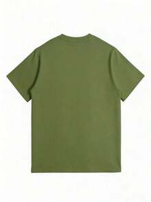 Original Design Men's T-Shirt 100% Cotton | Short-Sleeved, Crew-Neck T-Shirt, Soft And Breathable, With A Striking "Boston" Print, Suitable For All Seasons, Making It An Ideal Choice For Casual Wear And Holidays Such As Christmas, Easter, Halloween And Thanksgiving. - 綠色 - 查看 3