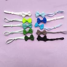 8pcs Soft Adjustable Bird Bow Ties, Solid Color Butterfly Design, Suitable For Parrots, Lovebirds, Can Be Used As Pet Decor, Bird Collars And Pet Supplies - Multicolor - View 5