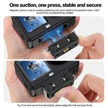 Magnetic Mounting Bracket Quick Release Multifunctional Base Adapter, Compatible With Osmo Action 5 Pro/4/3 Accessories, With Dual Folding Interfaces And Magnetic Mounting, 1/4" Screw, Compact Professional Tripod/Handle/Gimbal Adapter, Compatible With Osmo 360/Action 6 Camera Accessories - View 3