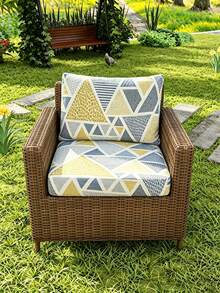 1 chiếc vỏ đệm sofa ngoài trời mùa hè bằng lụa sữa in họa tiết hoa, độ co giãn cao, chống bụi, có thể giặt được, kiểu dáng tối giản hiện đại, dùng được cả bốn mùa. - Nhiều màu - Xem 7