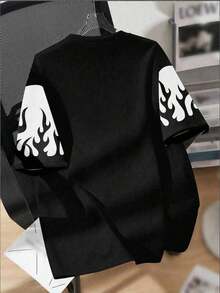Compatible With The Manfinity Dauomo Men's Cartoon Print Crew Neck Short Sleeve T-Shirt, For Summer. - 多色 7 - 查看 2