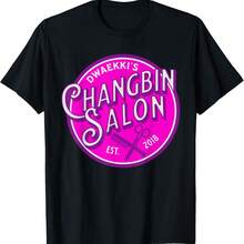 Changbin Salon Binnie SKZ Meme Design For Stay T-Shirt - Black - View 1