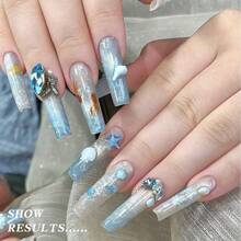 MISS MIANEL 12ML/件 2026新款白色藍色黑色透明波浪漸層氣泡孔凝膠指甲油 快速混色大理石波浪UV凝膠 適用於指甲 粉紫色美甲 - 彩色 - 查看 7