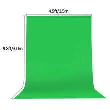 Fondo de pantalla verde de gran tamaño para fotografía, tela verde de croma para eliminación de fondo, reuniones de Zoom, fotos, videos, estudio de video, transmisión en vivo y grabación de video (Solo el fondo) - Ver 15
