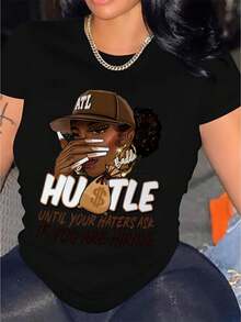 Women T-Shirts - Black - View 1