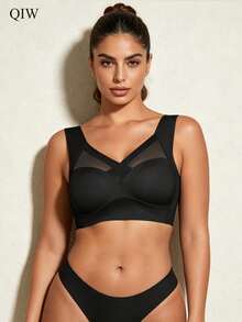 3pcs/Set Women Seamless Bras, Backless Design, Easy To Wear And Take Off, Lift And Support, Built-In Non-Removable Pads, Non-Adjustable Straps, 3-Color Set, Suitable For Yoga And Daily Wear - Multicolor - View 5