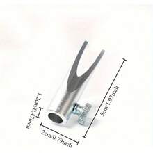 Adjustable Aluminum Alloy Eyebrow Sharpener Tool, 1/2 Pieces, Manual Drawing Knife With Secure Clamp For Beginners, No Battery Required - 1 Piece - View 5