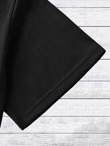 1 camiseta de flores silvestres - Camiseta estampada personalizada, regalo para amantes de las flores, camiseta para mejor amigo, diseño para amantes de las plantas, ropa para entusiastas de la jardinería, camisetas de verano de 180g para mujer, ropa 100% algodón para mujer, camisetas gráficas para mujer. - Negro - Ver 4