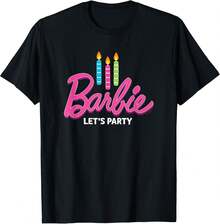 Birthday Let's Party Candles T-Shirt,Fashion Basic Pure Cotton Short Sleeve Tee, Casual Loose Silhouette For Ladies Young Female, Soft Skin Friendly Texture For Street Fashion Vacation Travel School Life Party Outdoor Daily WearRopa De Mujer Ropa De Mujer De Uso Diario Blusas, Camisas Y Camisetas De Mujer Camisetas De Mujer Ropa Deportiva Basicos Mujer Short Playeras Para Hombre - Negro - Ver 1
