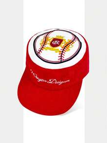 1pc Unisex Retro Corduroy Baseball Cap, Featuring Vintage Embroidered Logo Design, Adjustable Low-Key Dad Hat, Suitable For Casual Sports Streetwear Trucker Cap - A - View 9