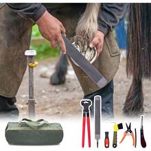 Professional 6-Piece 14-Inch Farrier And Hoof Care System |   High-Performance Labor-Saving Trimming Kit |   Industrial-Utility Equipment For Horses, Cattle, And Medium-Sized Livestock Management - 1 - View 4