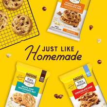 Nestle' Nestle Toll House Chocolate Chip Cookie Dough With 100% Real Chocolate Chips – 2 Dozen Ready To Bake Just Like Homemade Chocolate Chip Cookies 16.5 Oz - Default - View 7