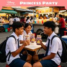 [Sản phẩm được cấp phép chính thức] Ly thủy tinh hình lon bia Công chúa Disney 16oz kèm nắp tre và ống hút - Ariel, Belle, Rapunzel, Jasmine, Tiana, Moana, Cinderella, ly cà phê đá, đồ uống hình lon bia cổ tích, quà tặng cho phụ nữ và bé gái - Nhiều màu - Xem 8