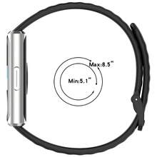 Soft Wave 矽膠手錶錶帶，相容於 Band 11/11 Pro，輕量透氣，適合運動佩戴，耐用且柔軟，可調節 - 華為手環11/11pro - 查看 5
