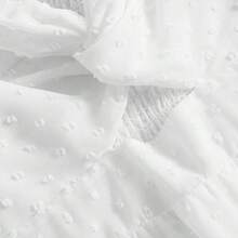 MOD Plus Size White Short Sleeve Princess Puff Sleeve Chiffon Twist Waist Maxi Dress,Wedding Guest Dress Women ,White Graduation Dress,Summer Outfits For Women ,Festival Outfits For Women, Beach Outfits For Woman,Birthday Dresses For Women, Valentine's Day - Blanco - Ver 4