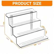 Giá trưng bày acrylic 4 tầng, thích hợp để trưng bày mô hình nhân vật, đồ sưu tầm, bánh ngọt, đồ chơi, trang sức, tượng nhỏ, mỹ phẩm, giá trưng bày trong suốt bền chắc. - Nhiều màu - Xem 8