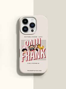 Official Licensed Paul Frank Liquid Phone Case, Full Body Shockproof Camera Protection, Cute Monkey, Rabbit, Giraffe Animal Pattern, Suitable For IPhone 13/14/15/16/17 Pro Max - Multicolor - View 2
