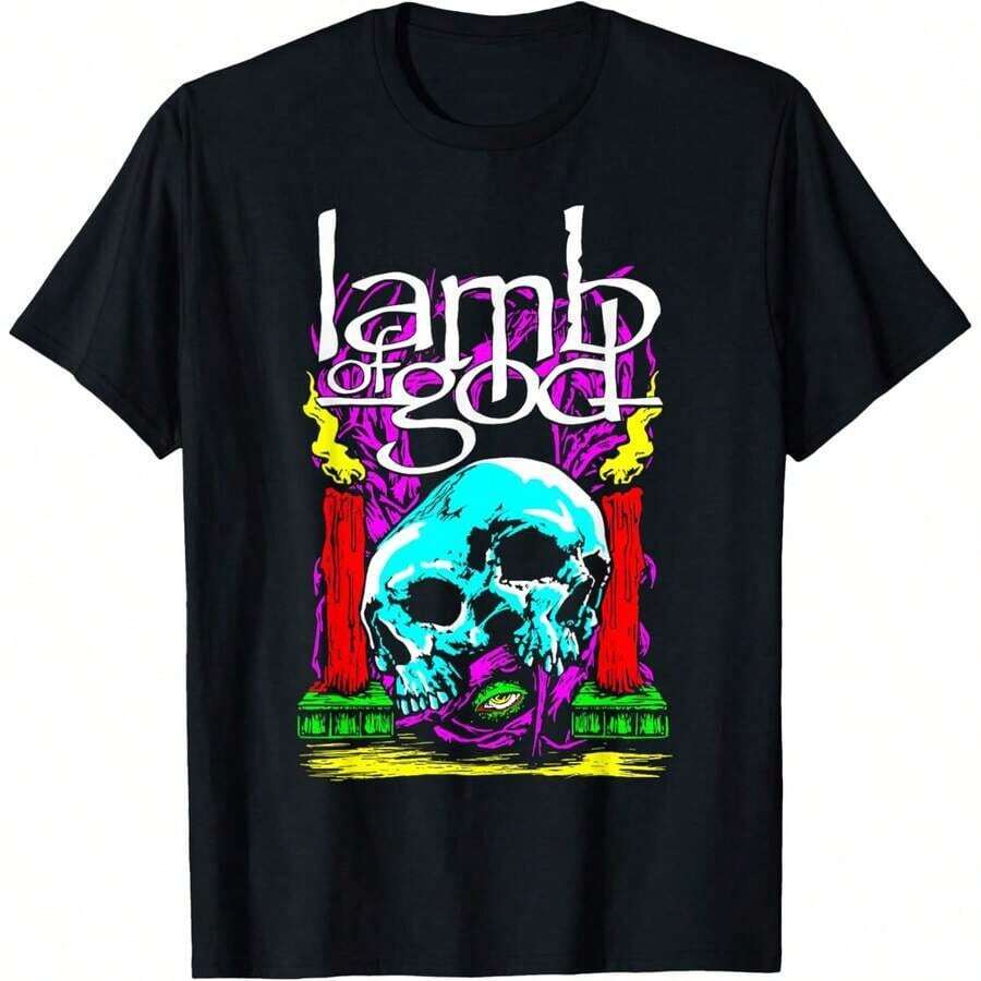 Camiseta de manga corta Lamb Of God - Triumverate 100% Algodón - Negro - Ver 1
