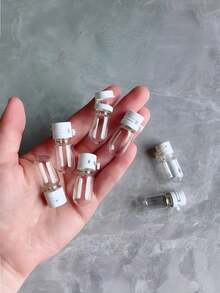 10pcs Portable Travel Cosmetic Dispenser Bottles, Flip Top Travel Bottles, Transparent Leak-Proof Containers, Suitable For Lotion, Hand Soap And Other Liquids - White - View 7