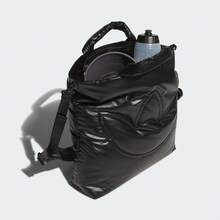 Adidas Túi đeo vai/túi xách cỡ lớn unisex kiểu dáng Clover CUSHION, chất liệu mềm mại như mây, thích hợp cho người đi làm. Kích thước: Khoảng 35*38*12cm - màu đen - Xem 4