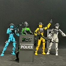 Mannequin 系列「Lucky Joint」可動關節人偶，可調高度，組裝套件，桌面裝飾壓力釋放創意禮物（適合 14 歲以上，需自行組裝） - 彩色 - 查看 3