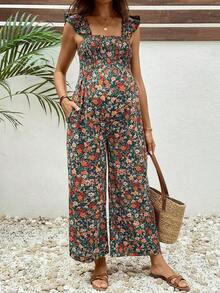Mono sin mangas de maternidad, sencillo y de moda, adecuado para el verano - Multicolor 3 - Ver 5