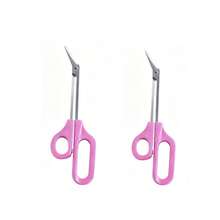 1/2 Pcs Set Thick Toenail Clippers With Long Handles - Precision Nail Nipper For Thick Nails, Cuticle Scissors, Nail Care Tools, Manicure Essentials | Ergonomic Design | Metal Structure, Toenail Clipper - Multicolor - View 12