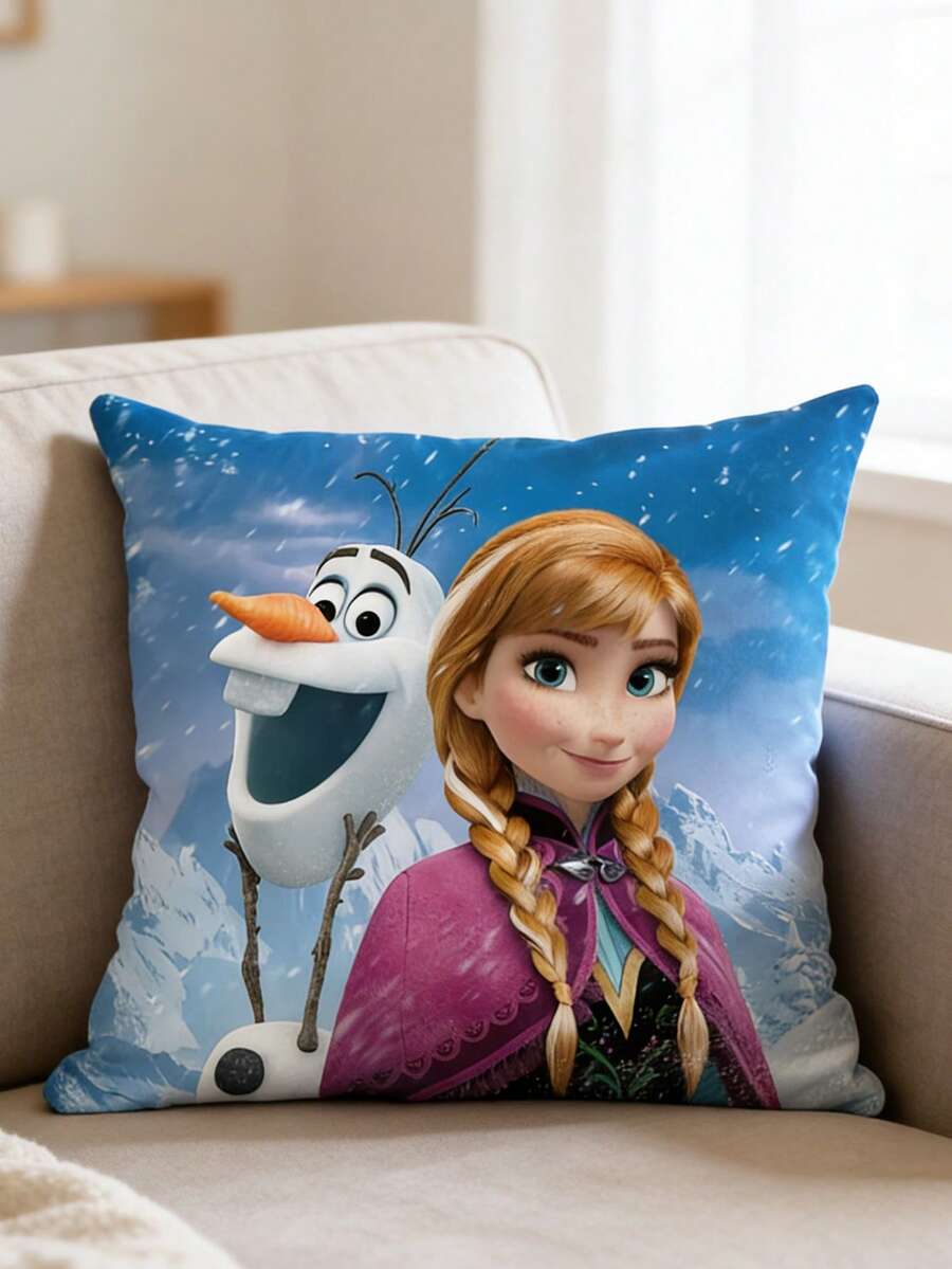 Disney 冰雪奇缘主题枕套,阿伦黛尔风格抱枕套,适合粉丝装饰和收藏。每款设计都捕捉了阿伦黛尔的魔力,柔软舒适的面料让这些枕套非常适合依偎,而充满活力的印花则让您以一种低调时尚的方式展现您对粉丝的热爱。 - 枕頭 - 查看 1