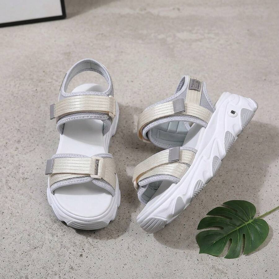 Women Platforms & Wedge Sandals - Dark Grey - View 1