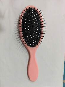 1pc Oval Massage Air Cushion Hair Brush, Plastic Material, Easy To Detangle Hair, Suitable For Blow Drying And Straightening Hairstyles, Air Cushion Hair Brush Fits All Hair Types Including Coarse/Curly/Fine/Long/Short Hair, Dry And Wet Use, Unisex, Anti-Static Volumizing Curly Hair Brush, Scalp Massager, Curly Hair Specialty, Hairdressing Accessory, Essential Styling Tool For Salons And Beauty Parlors - One Size - View 9