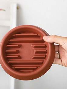 1个花盆托盘，透气防腐排水底碟，塑料圆形深盆架，适用于多肉植物和小盆栽植物 - A - 查看 9