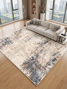 1 pieza Alfombra de sala de estar con estampado oscuro, adecuada para cocina, comedor, dormitorio, decoración de vacaciones, interior/exterior, oficina, vestíbulo, felpudo antideslizante, alfombra de baño, pasillo, área de estudio y juegos. - Multicolor - Ver 7