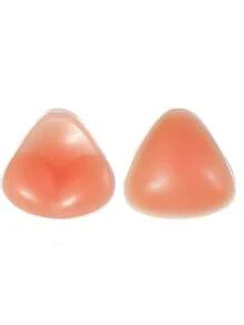 2pcs Bra Pads For Women, Thickened Silicone Cleavage Enhancer Inserts For Dresses, Swimwear, Sports Bras, Transparent - Multicolor - View 10