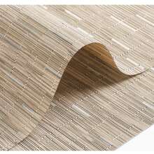 Place Mats Table Placemat Washable Non-Slip Heat Insulation Woven Vinyl Set Of 6 - Khaki - View 3
