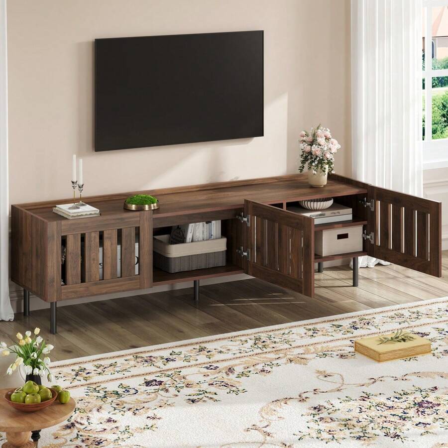 Muebles para televisión y centros de entretenimiento - Nogal - Ver 1