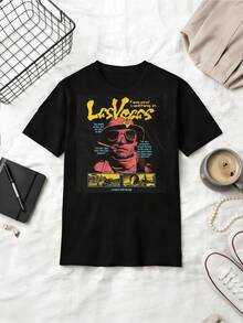 Fear And Loathing In Las Vegas T-Shirt, Vintage 90s Movie Graphic Tee - Black - View 6