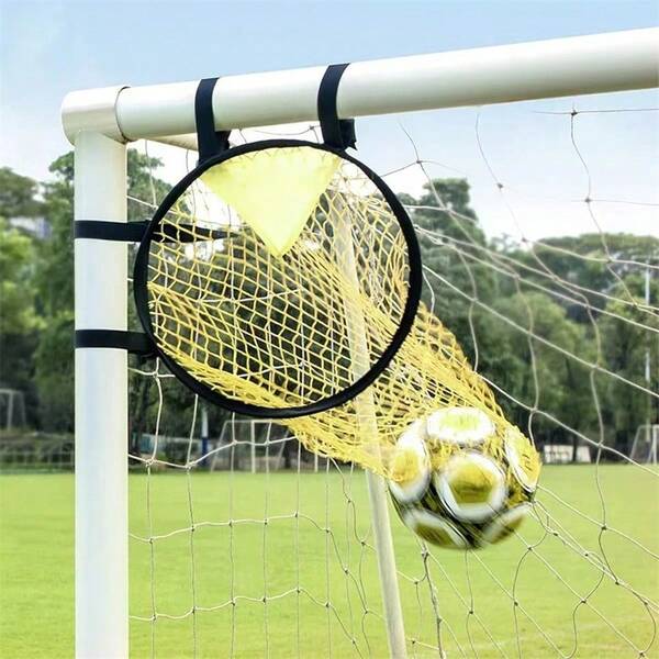 1 pièce Filet de cible de football portable, équipement de filet de cible de tir de football professionnel, cible d'entraînement de tir de coup franc, filet d'entraînement de positionnement de football en plein air