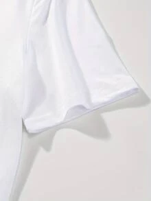 Camiseta Casual de Gerente Circle - Blanco - Ver 5