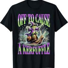 Off To Cause A Kerfuffle Frog T-Shirt - Black - View 1
